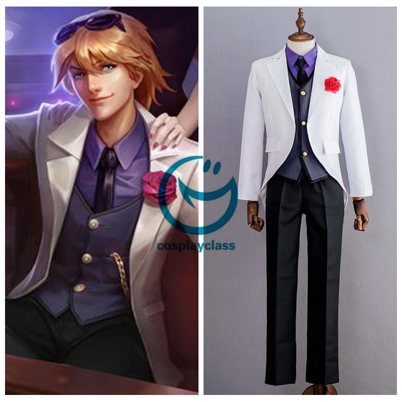 Game League of Legends LOL the Prodigal Explorer Ezreal Cosplay Costume Unifor &