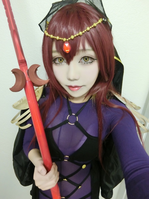 Cosonsen Fate/Grand Order FGO Scathach Cosplay Costume Christmas Cosplay