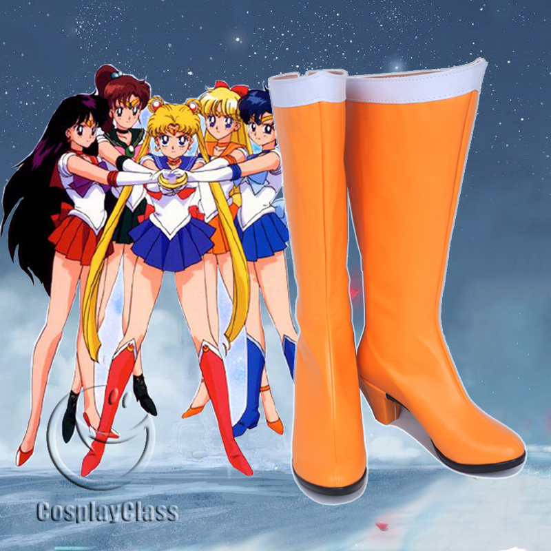 Sailor Moon Usagi Tsukino Cosplay Shoes Boots Custom Made 1 