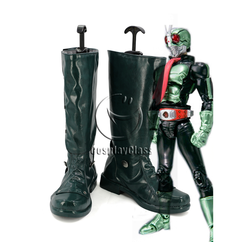 Masked Rider Kamen Rider Takeshi Hongo Boot Party Shoes Cosplay Boots