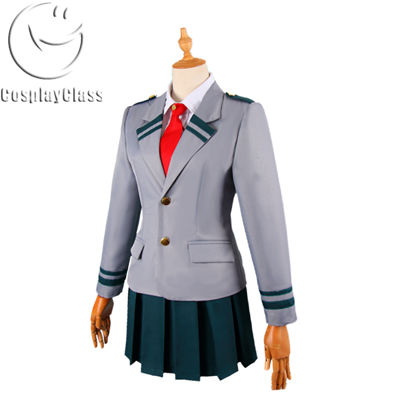 Opening large release sale MHA female uniform cosplay tsuyu deku READ DESC  rcmove.com