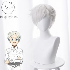 The Promised Neverland Norman Silver Cosplay Wig