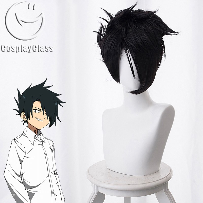 The Promised Neverland Ray Black Cosplay Wig