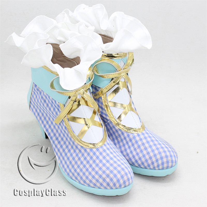 Love Live Minami Kotori White High Heel Halloween Cosplay Shoes Boots Details about   LoveLive 