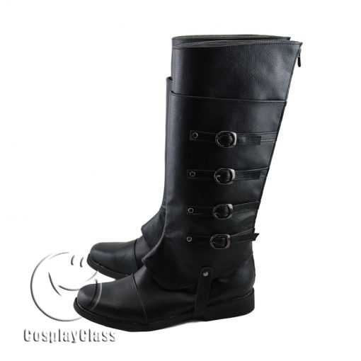 Devil May Cry 5 DMC Vergil Black Cosplay Boots - CosplayClass