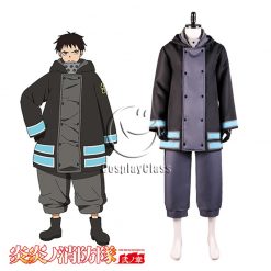 Details about   Anime Fire Force Enn Enn For Male Suit Cosplay Costume Uniform Outfit &559