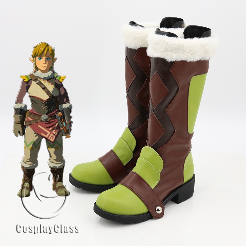Whirl Cosplay Boots Shoes for The Legend of Zelda Link